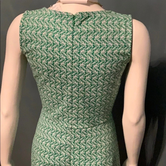 Talbots Green & White Sunglasses Print Dress Small - Picture 2 of 7